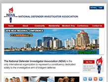 Tablet Screenshot of ndia.net